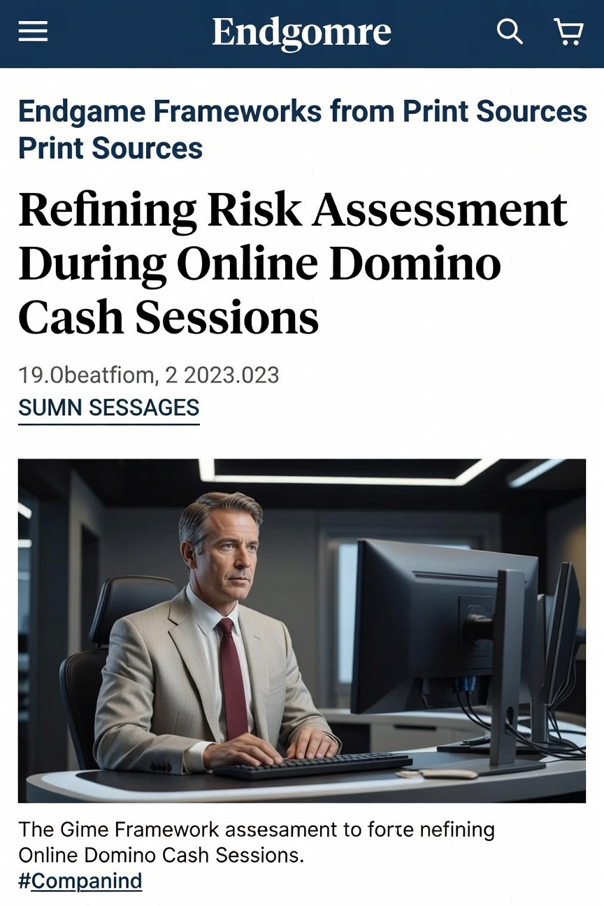 Vintage domino strategy books open on a table beside a laptop displaying an online cash game interface