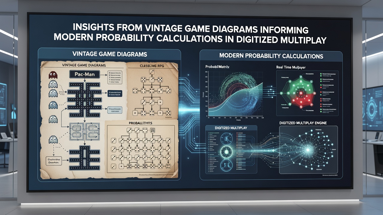 Modern digital interface displaying probability overlays based on vintage race game diagrams