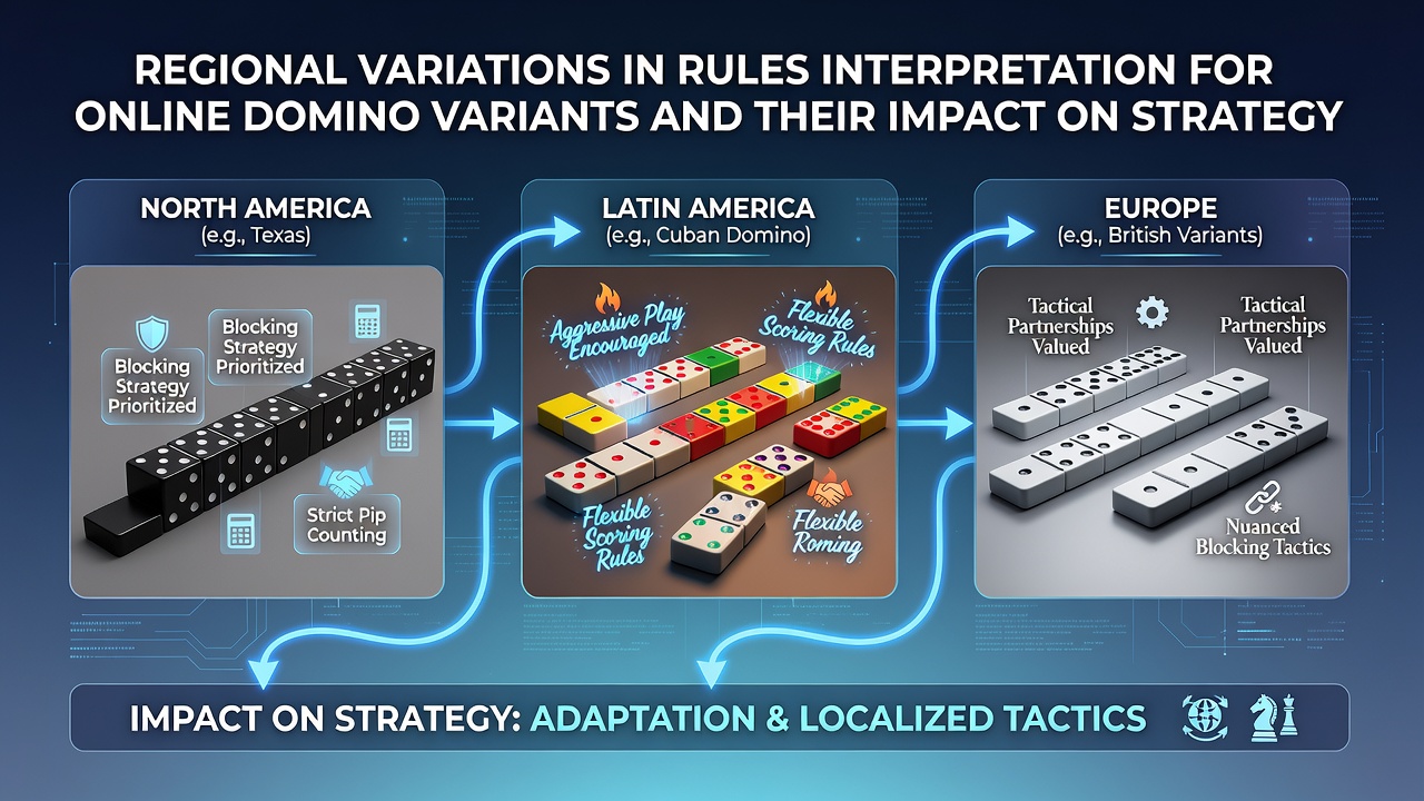 Online domino players engaging with digital boards that reflect regional rule adaptations