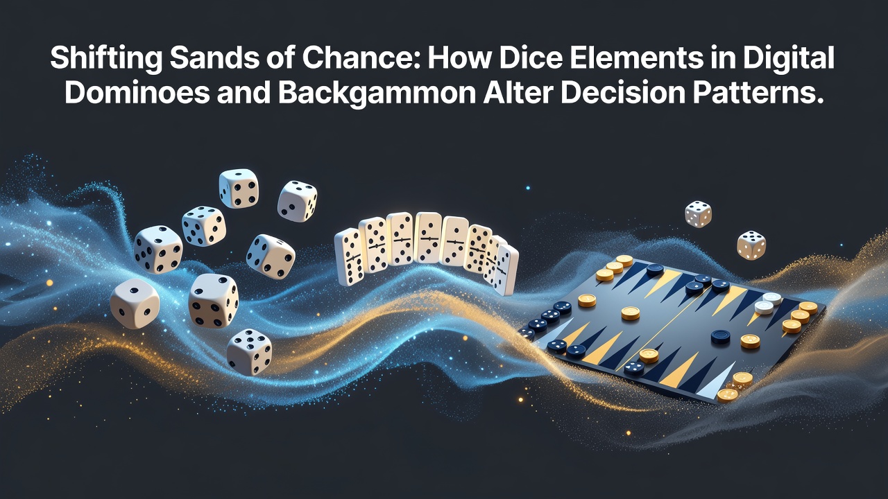 Close-up of domino tiles and dice on a tablet screen during a real-money match